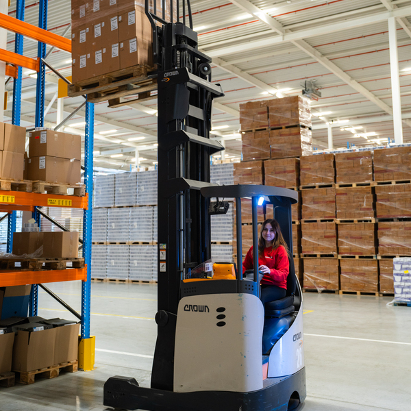 Forklift driver with EPT